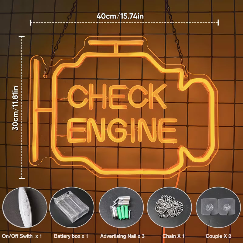 Large check engine led